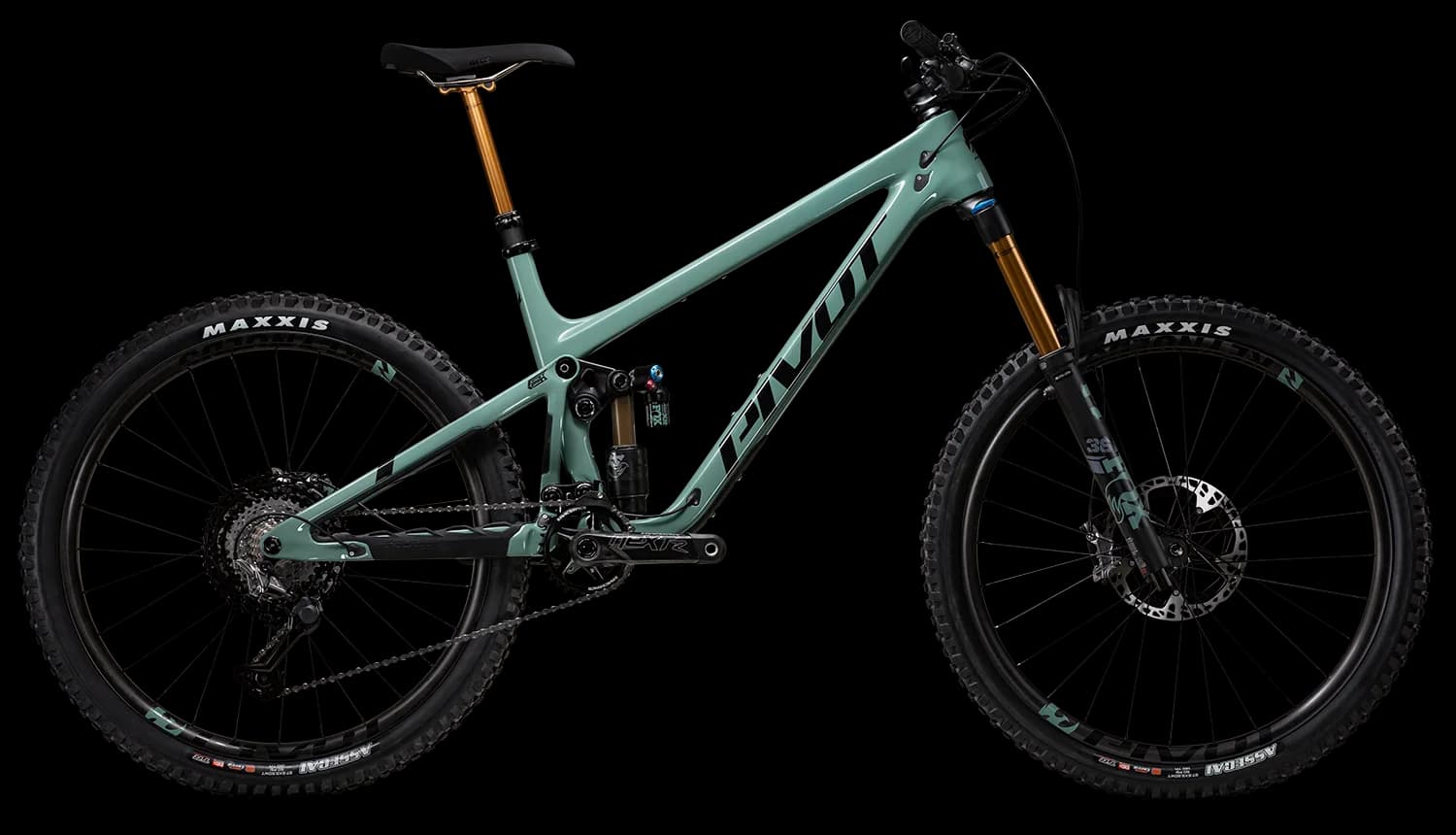 Pivot Mach 6 in Mint Relic, side view